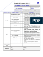 Job Safety Analysis Sheet:: Sand Blasting