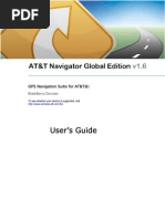 AT&T Navigator Global Edition v1.6 User's Guide for BlackBerry Phones