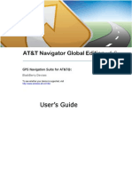 AT&T Navigator Global Edition v1.6 User's Guide For BlackBerry Phones