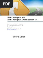 AT&T Navigator Global Edition v1.7 User's Guide for Blackberry
