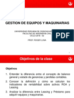 Gestión de equipos y maquinarias: Leasing vs préstamo