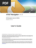 AT&T Navigator v1.5 User's Guide for BlackBerry Phones