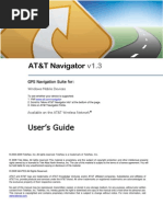 AT&T Navigator v1.3 User's Guide for Windows Mobile