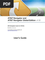 AT&T Navigator v1.8 User's Guide for Blackberry