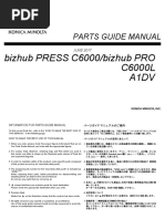 bizhubPRESSC6000 bizhubPROC6000LPartsManual