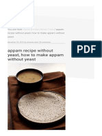 Appam Recipe With Out Yeast - How To Make Appam With Out Yeast-1