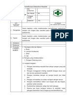 SOP Pemeliharaan Kebersihan Wastafel