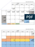 Second Sem Calendar