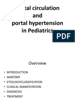 Portal Circulation and Portal Hypertension in Children PDP