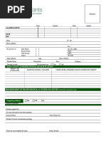 Standard CV Form