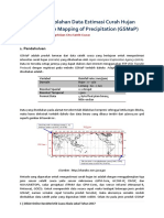 Panduan Pengolahan Data Estimasi Curah H PDF
