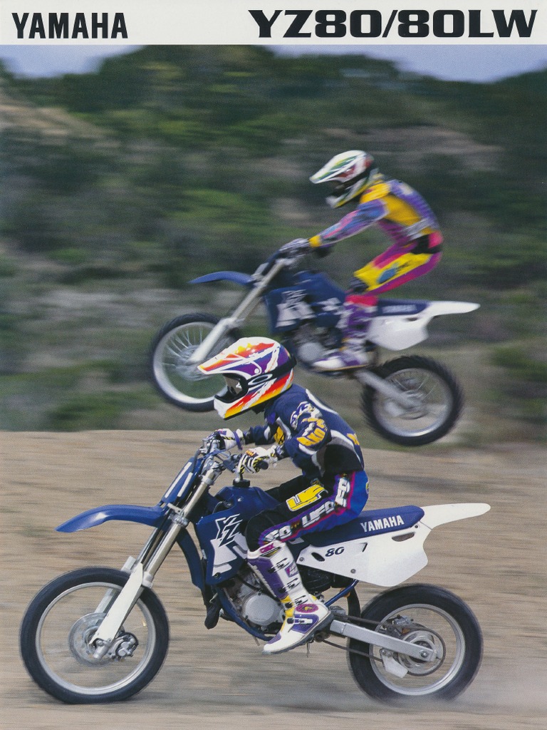 1997 Yz80 Yz80lw Brochure UK | PDF