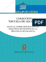 Manual Sobre Depuración en Pequeños Municipios en La Provincia de Palencia