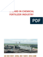 Hazard in Chemical Fertilizer Industry