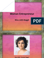 Woman Entrepreneur: Nina Lekhi-Baggit