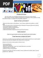 Projeto de Artes Musica