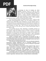 Escola Da Psicologia Do Ego e Lacaniana