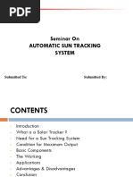 Automatic Sun Tracking System (ASTS)