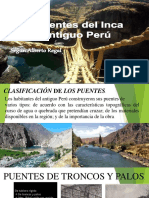 Los principales tipos de puentes incas