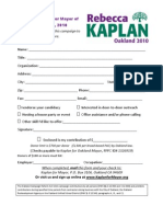 Kaplan Support Form 2010