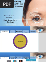 Iris Recognition Using Feature Extraction of Box Counting Fractal Dimension