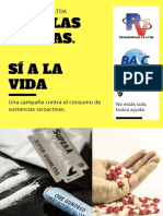 Cartel Contra Uso Sustancias