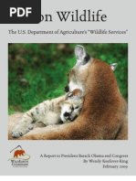 War On Wildlife - The U.S. Department of Agriculture's "Wildlife Services"