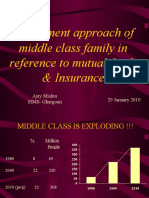 Investment Approach of Middle Class Family in Reference To Mutual Funds & Insurance