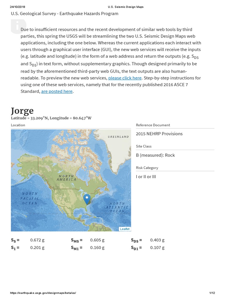U S SEISMIC DESIGN MAPS intelligence overview
