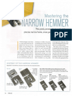 How to Use Narrow Hemmer Foot