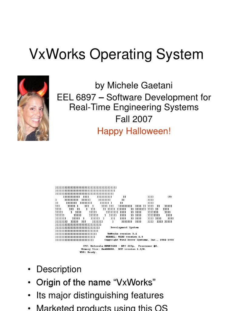 Gaetani Vxworks Noaudio Scheduling Computing Operating System