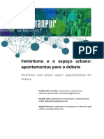 Feminismo e o Espaço Urbano: Apontamentos para o Debate: Feminism and Urban Space: Appointments For Debate