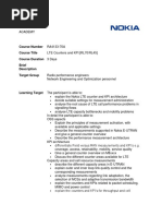 LTE Counters and KPI