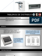 Tableros de distribución eléctrica