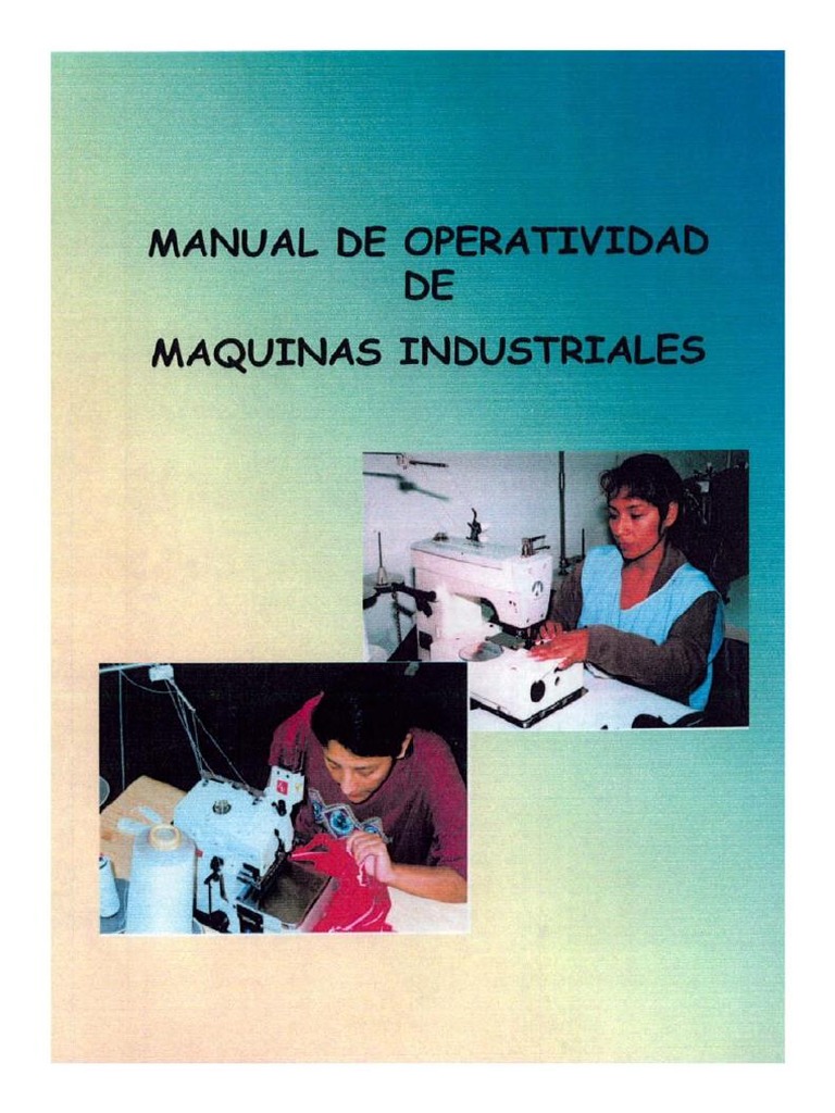 Manual de Operatividad de Maquinas Industriales | PDF