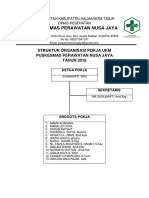 Struktur Organisasi Pokja Ukm