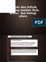 Metode Dan TeKnik Sampling Analisis Udara