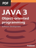 Java 3 Object Oriented Programming
