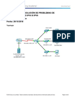 7.3.2.9 Solucion de Problemas de Direccionamiento IPv4 y IPv6