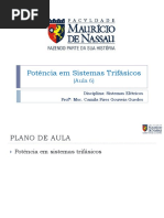 Aula 6 - Potência Em Sistemas Trifásicos