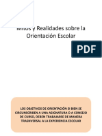 Mitos y realidades sobre orientación escolar