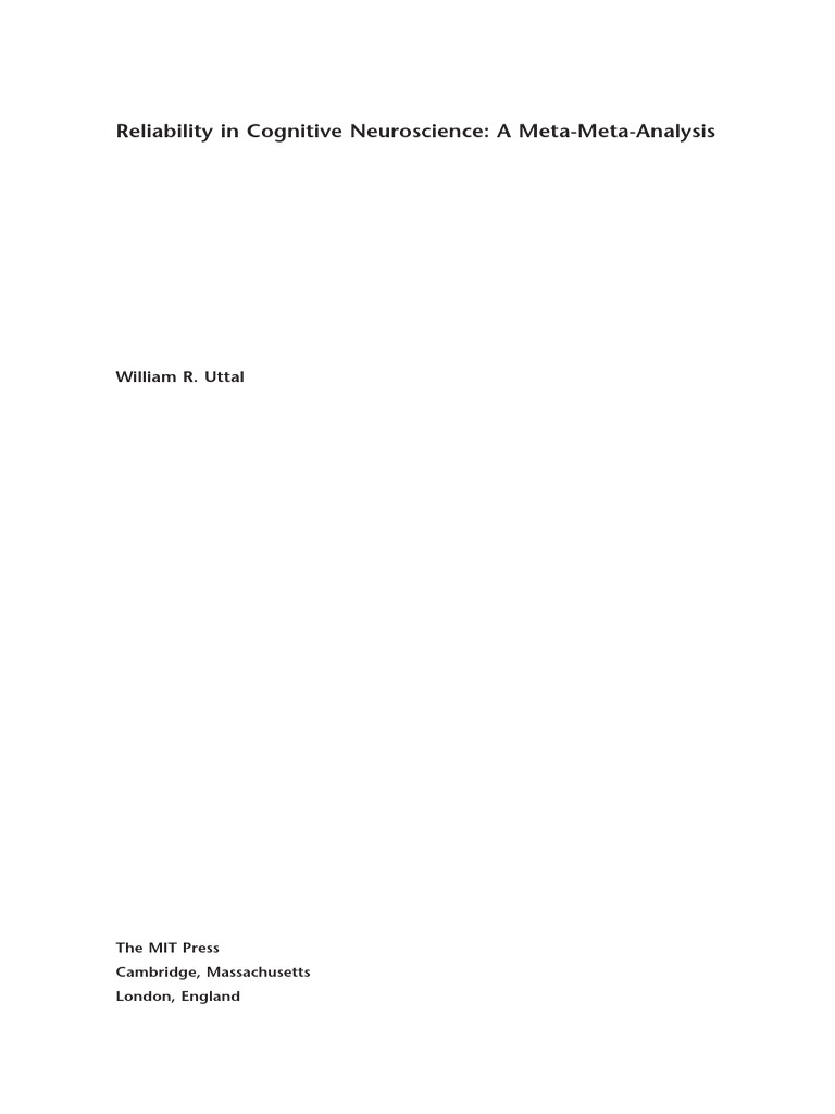 Cognitive PDF | PDF | Meta Analysis | Psychotherapy