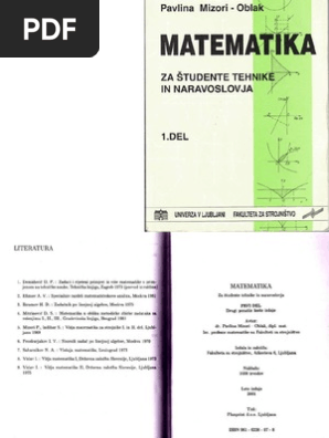 Matematika Pavlina Mizori Oblak