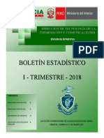 Boletin Estadistico 2018 I