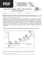 Guia Curvas Del Agua, Calor y Temperatura