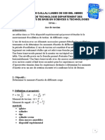 TP 01 Axe de Torsion Vibration PDF