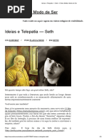 Ideias e Telepatia — Seth – O Meu Melhor Modo de Ser