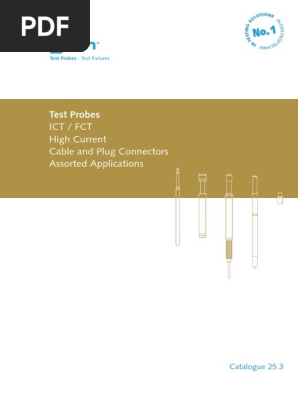 INGUN Test-Probes Catalogue 25-3 EN PDF | PDF | Electrical Connector |  Printed Circuit Board
