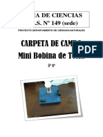 Carpeta de Campo Bobina de Tesla