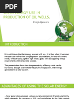 Solar Energy To OIL Wells